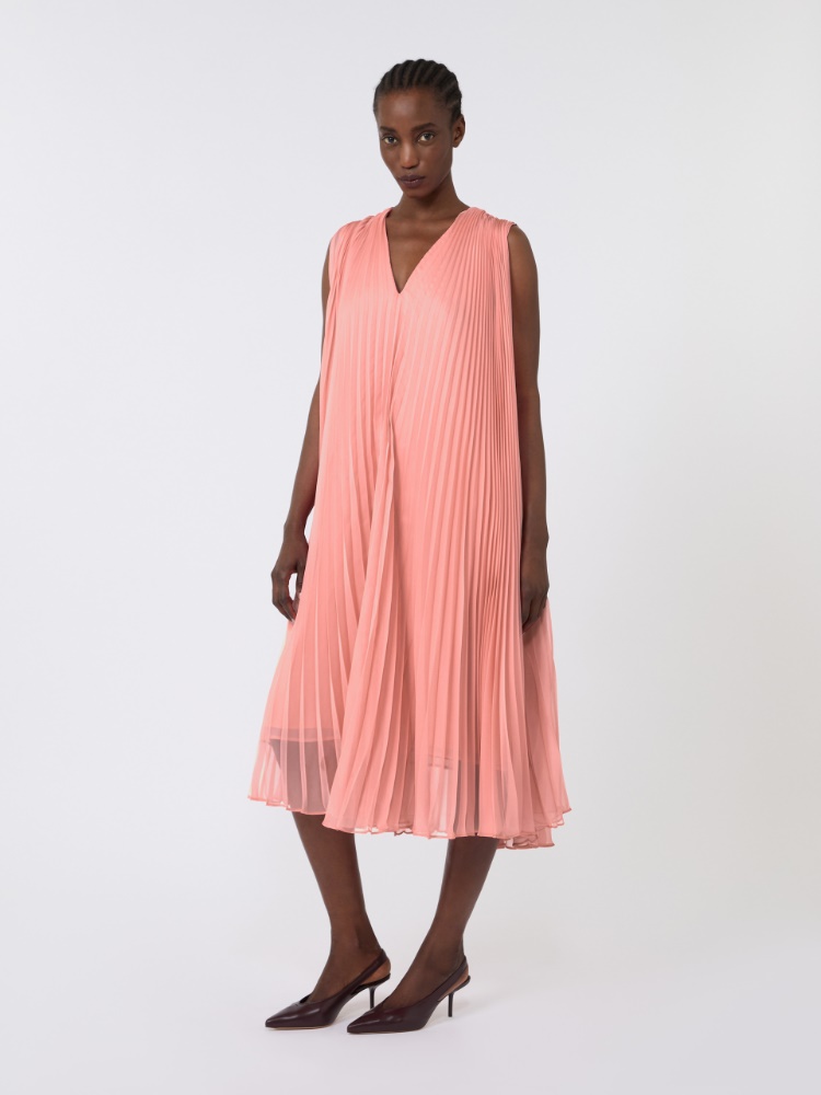 Kleid aus Plissee-Chiffon - ROSA - Max Mara