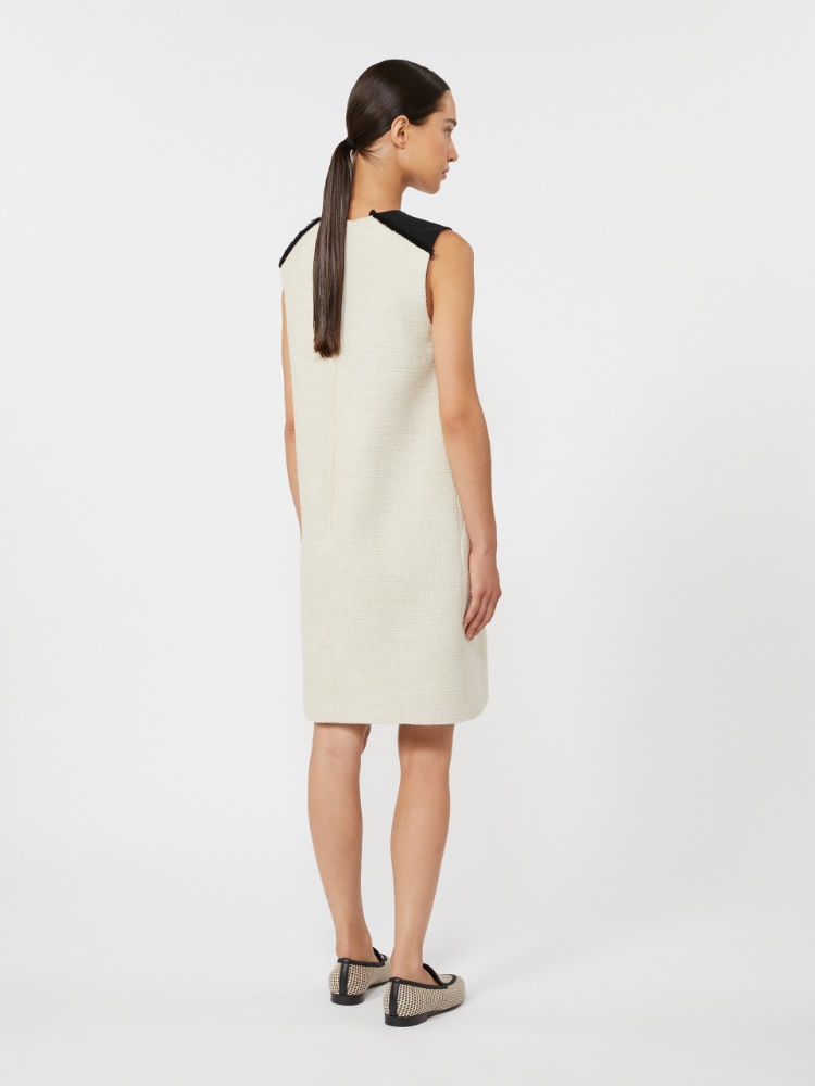 Short cotton and linen dress - BEIGE - Max Mara - 3