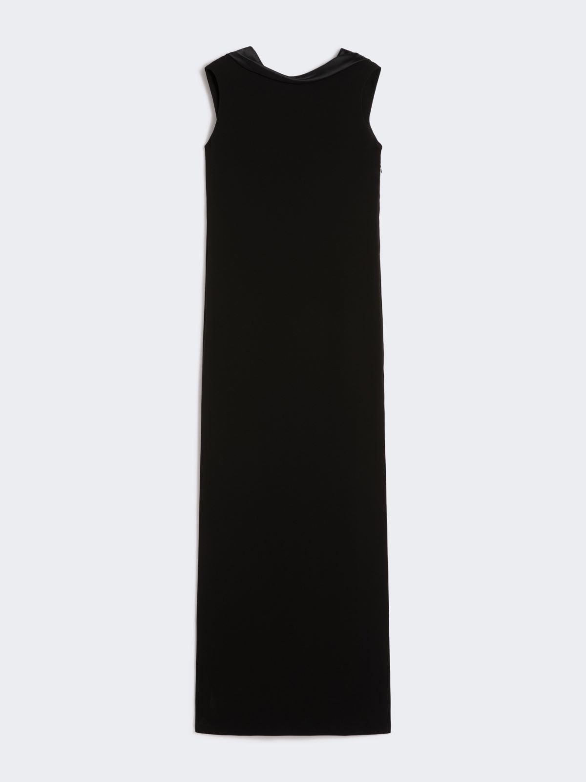 Long lightweight cady dress - BLACK - Max Mara - 5