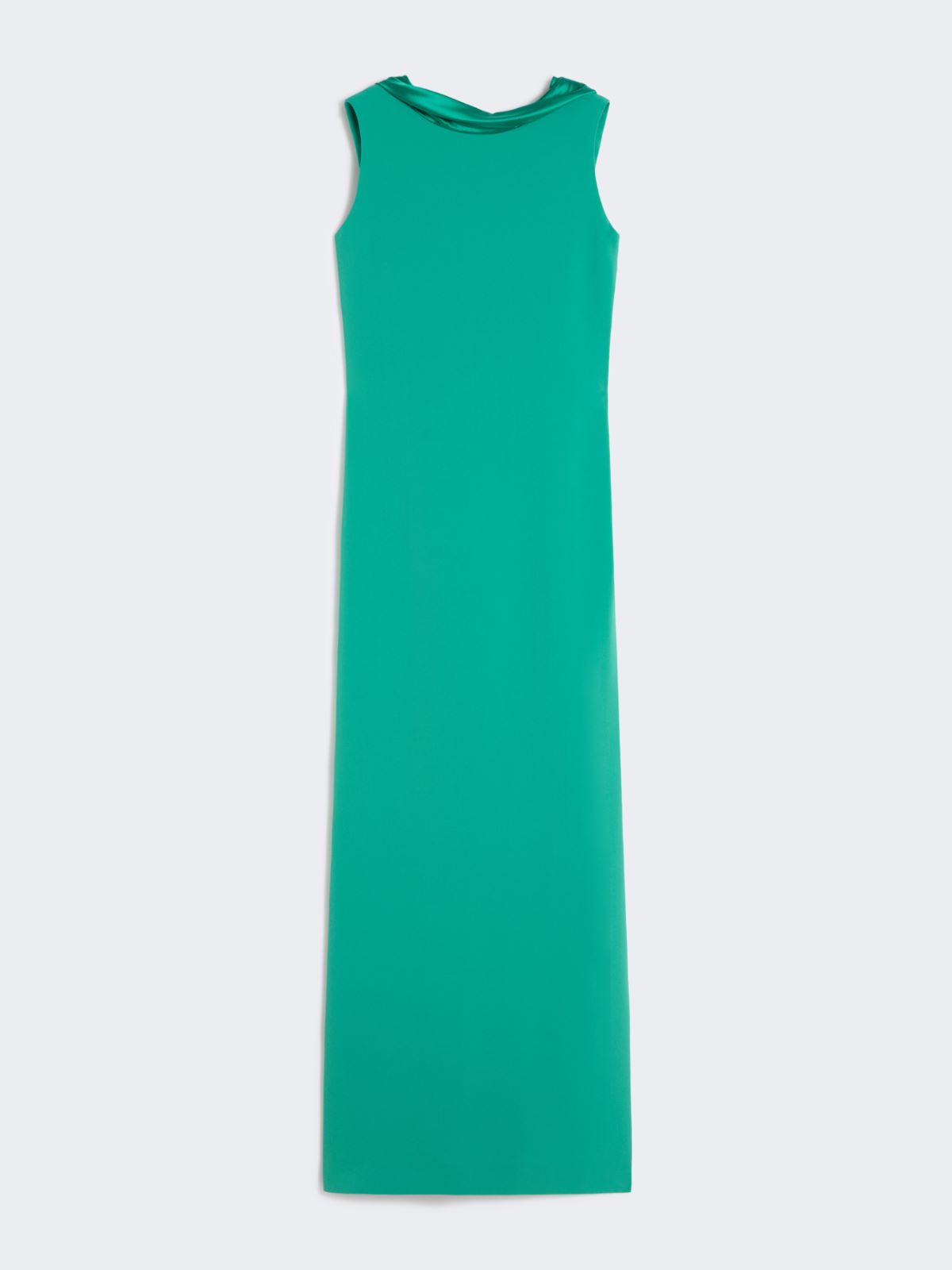 Long lightweight cady dress - GREEN - Max Mara - 5