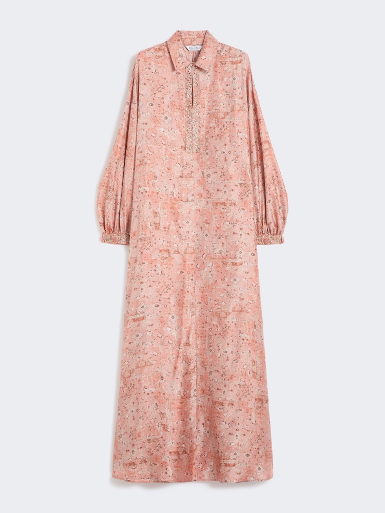 Robe caftan en sergé imprimé - CORAIL - Max Mara