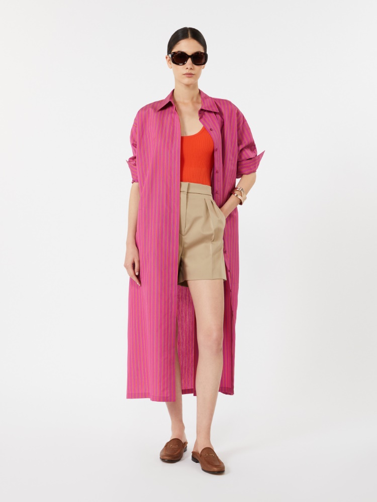 로드 코튼 드레스 - PURPLE