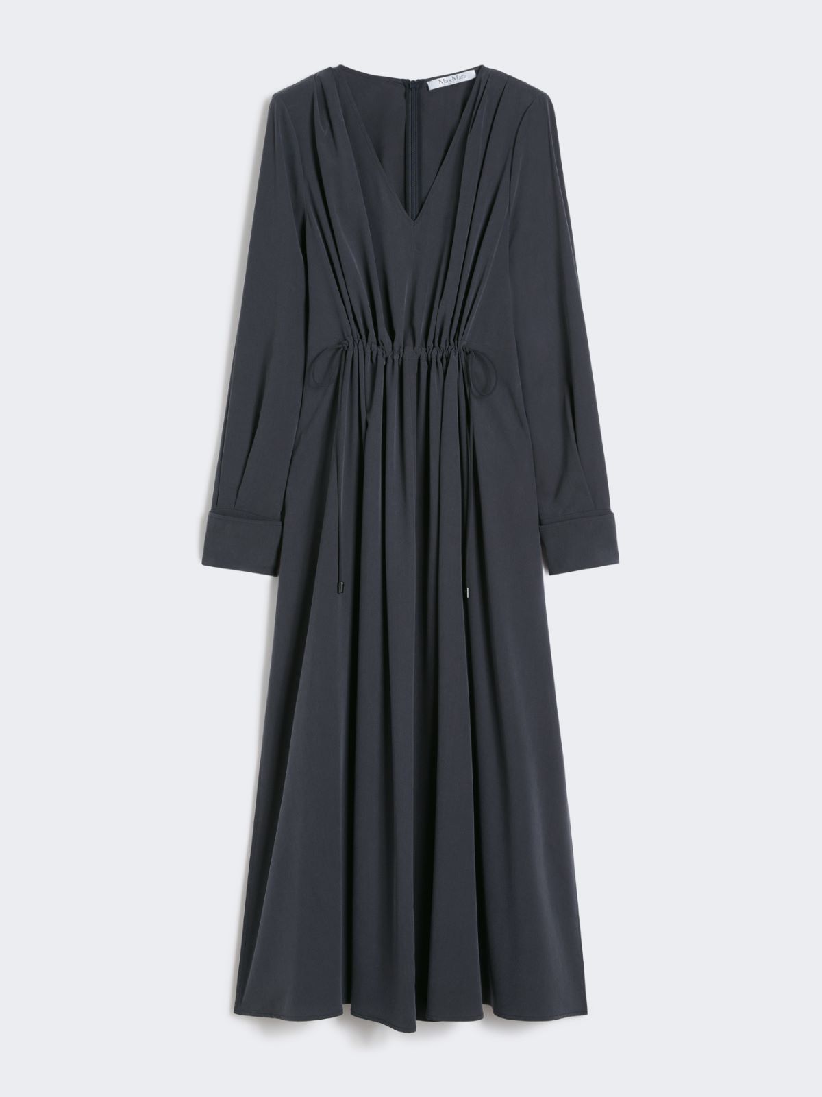 Washed silk canvas dress - ULTRAMARINE - Max Mara - 5