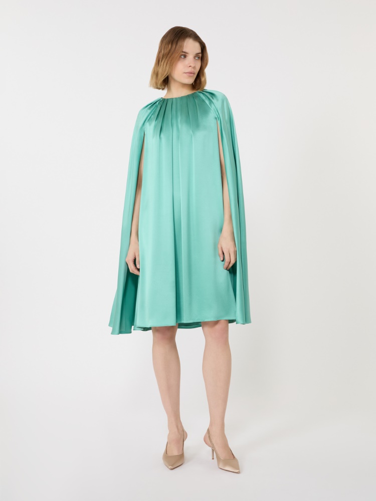 Kleid aus schwerem Seidensatin - WASSER - Max Mara - 2