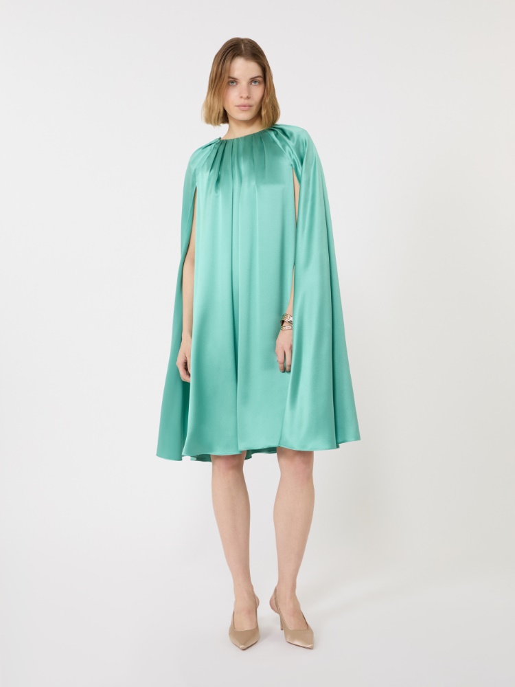 Kleid aus schwerem Seidensatin - WASSER - Max Mara