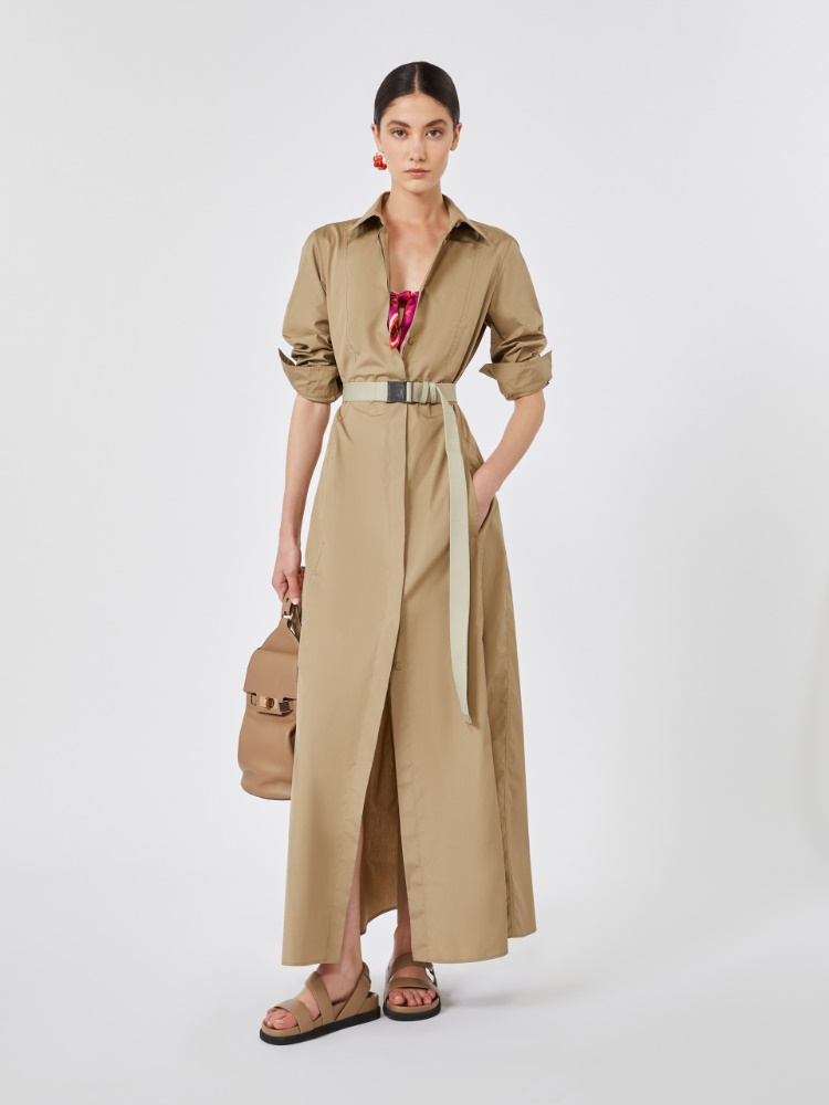 아둔코 코튼 드레스 - KAKI - 1