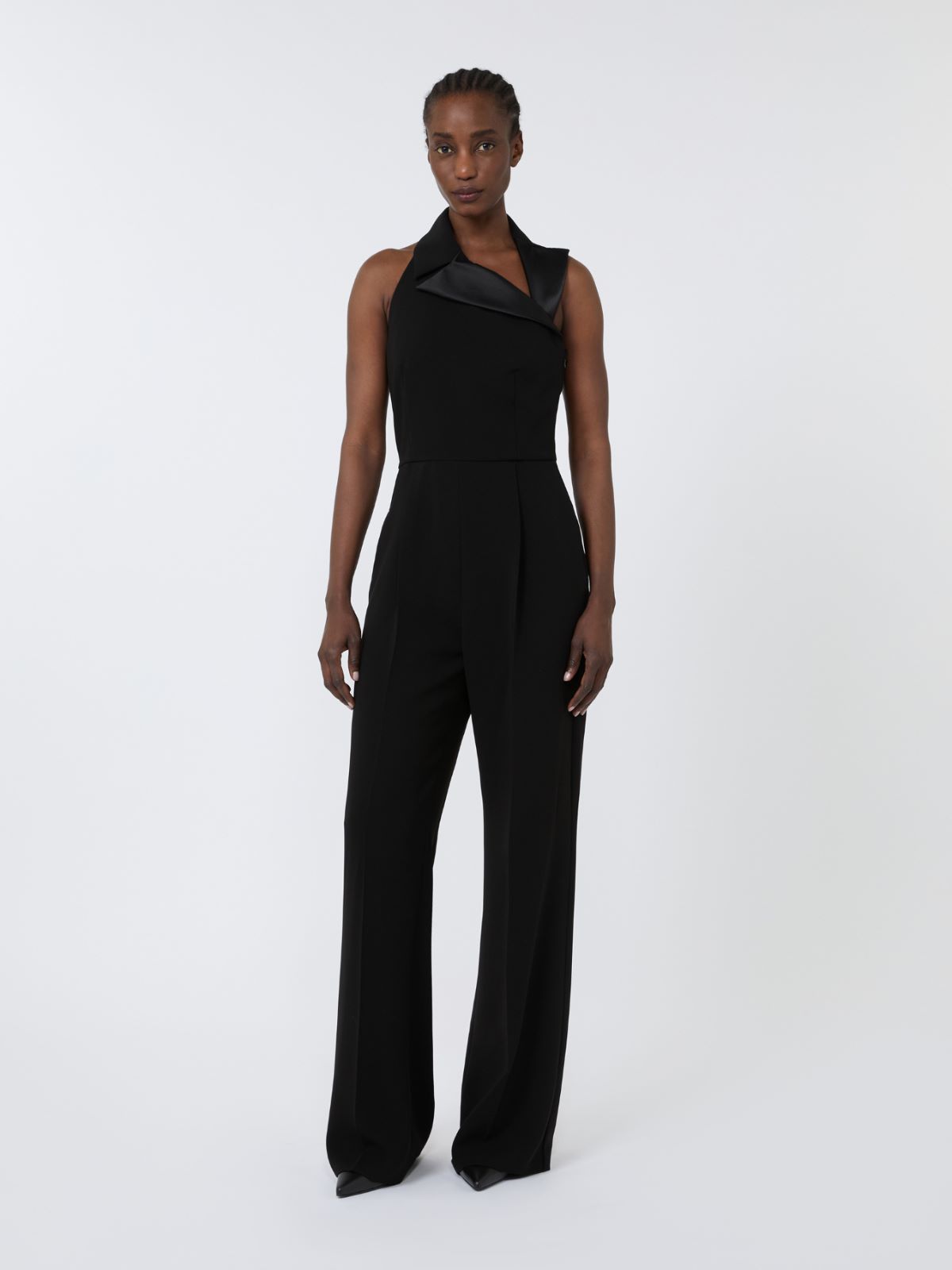 Lightweight cady jumpsuit - BLACK - Max Mara - 2