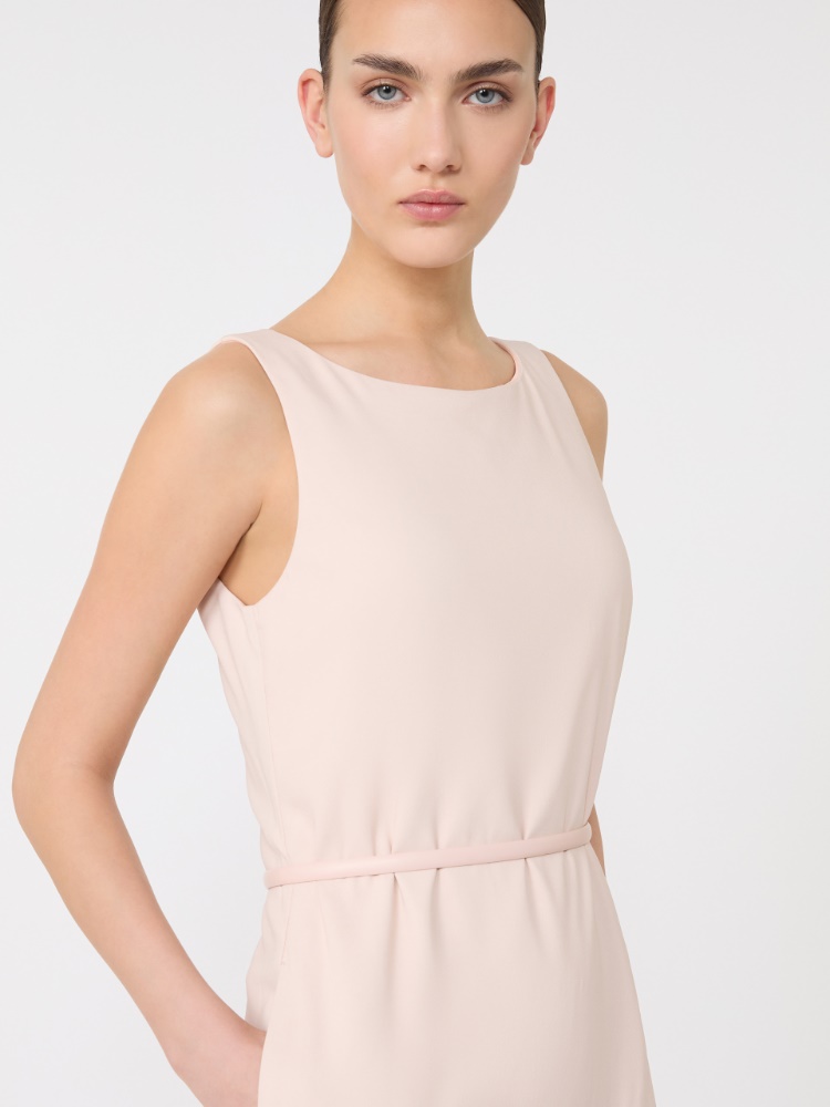 Stretch envers satin jumpsuit - POWDER - 4