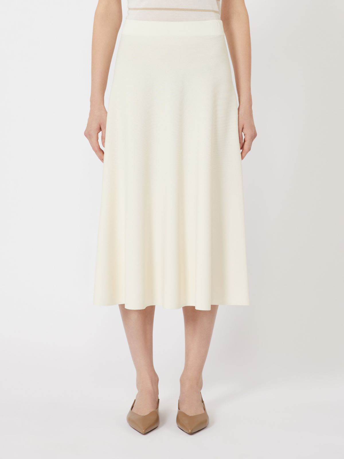 아보노 비스코스 스커트 - IVORY - Max Mara - 2