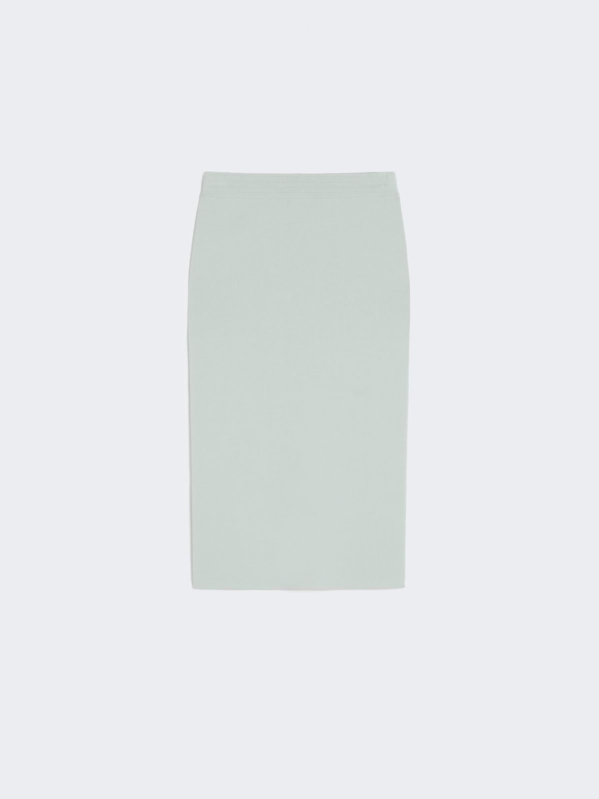 Stretch viscose yarn sheath dress - SAGE GREEN - Max Mara - 8