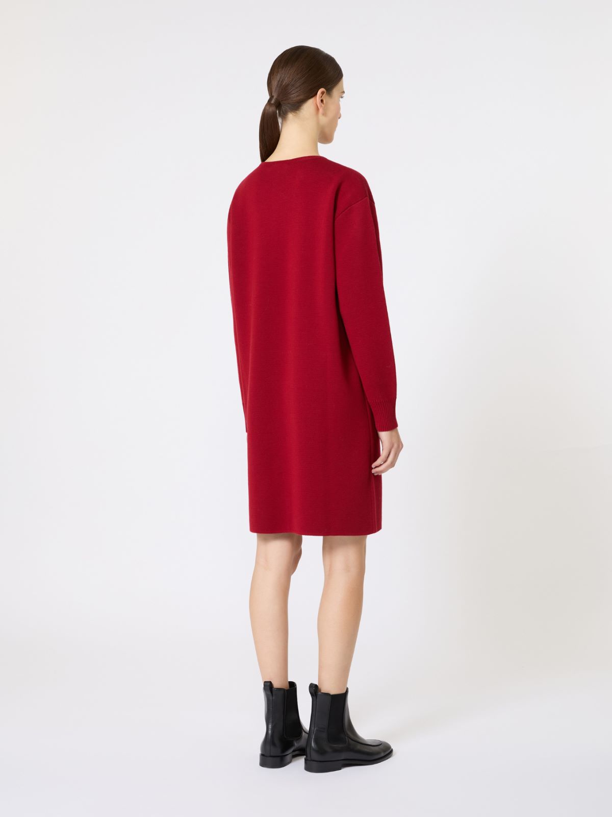 Short wool dress - DARK RED - Max Mara - 6