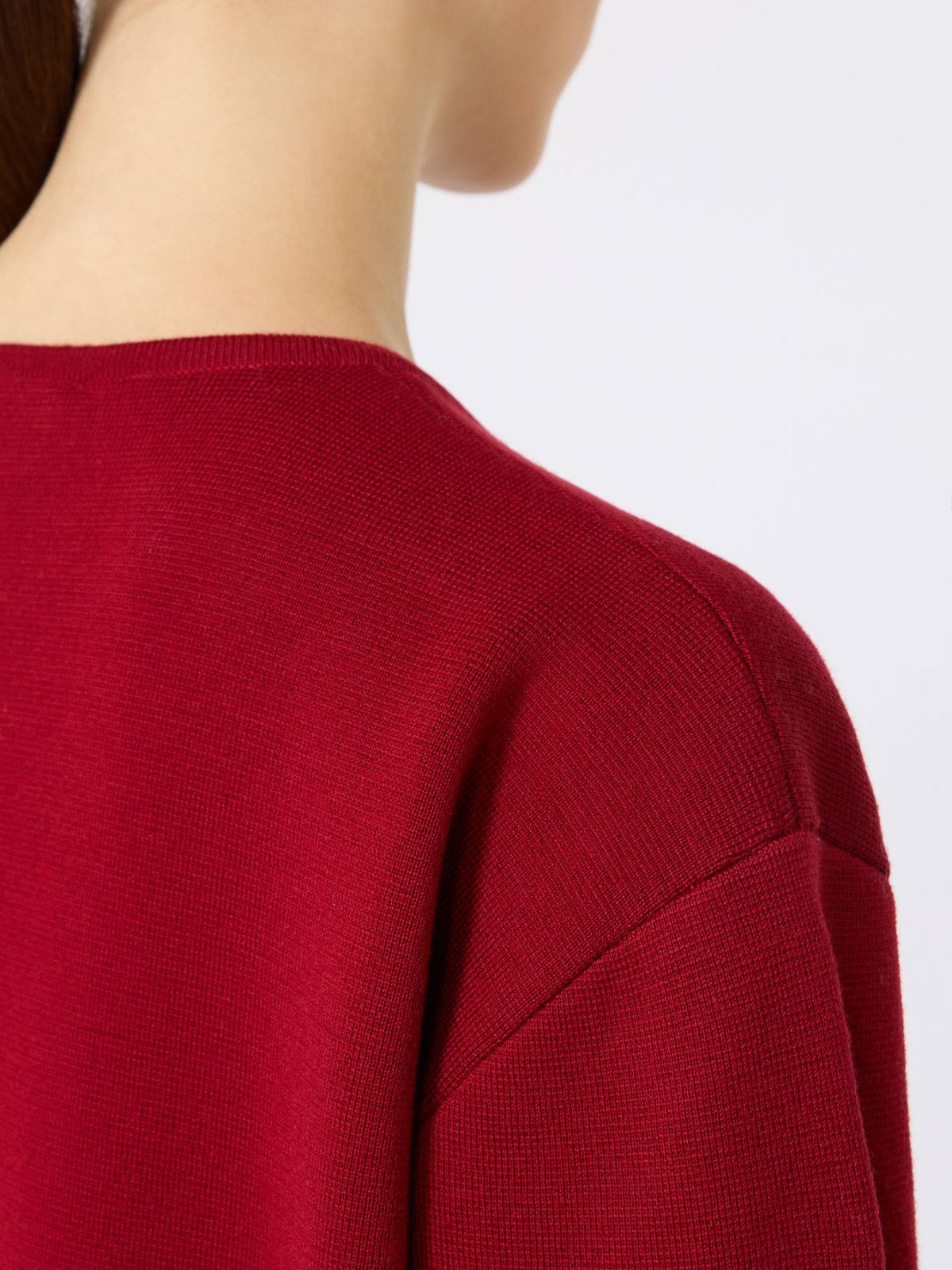 Short wool dress - DARK RED - Max Mara - 6