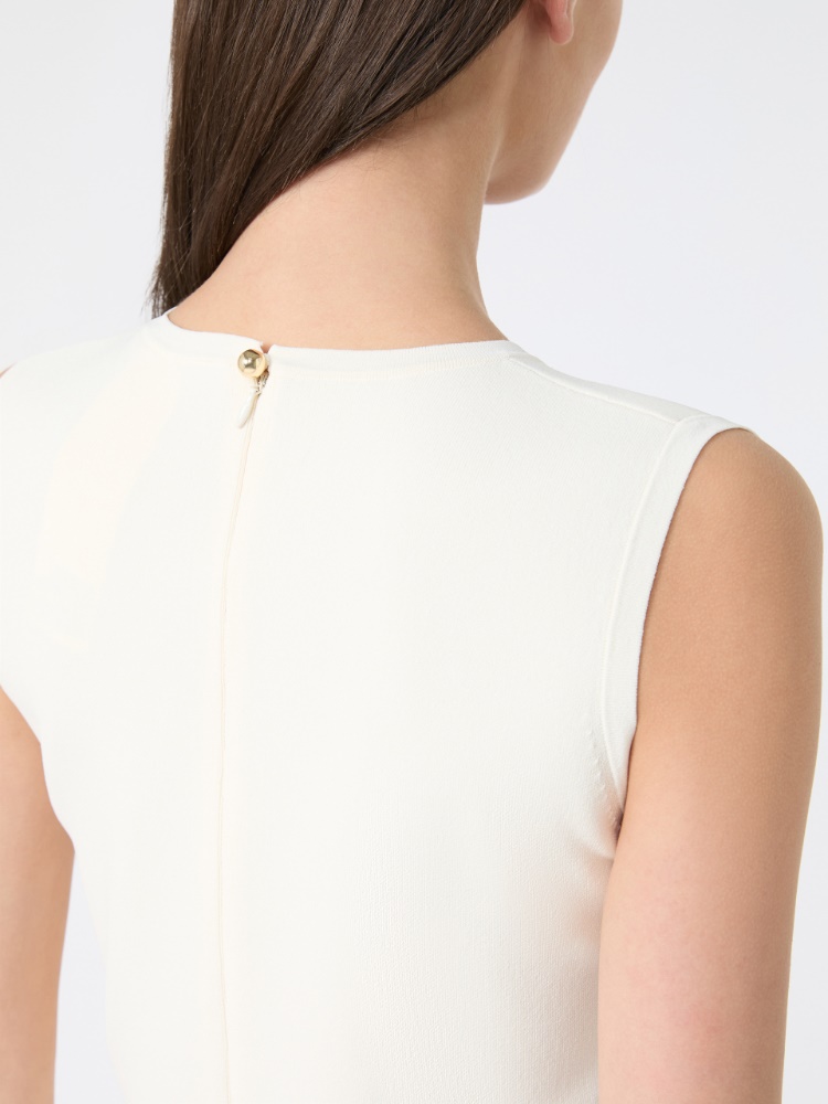 안구스 비스코스 드레스 - IVORY - Max Mara - 4