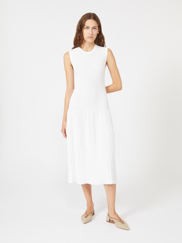 에지지오 비스코스 드레스 - OPTICAL WHITE - 2