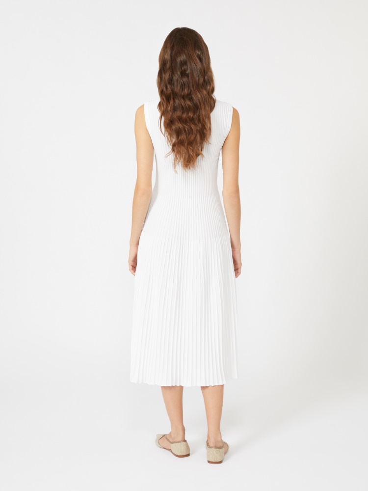 에지지오 비스코스 드레스 - OPTICAL WHITE - 3