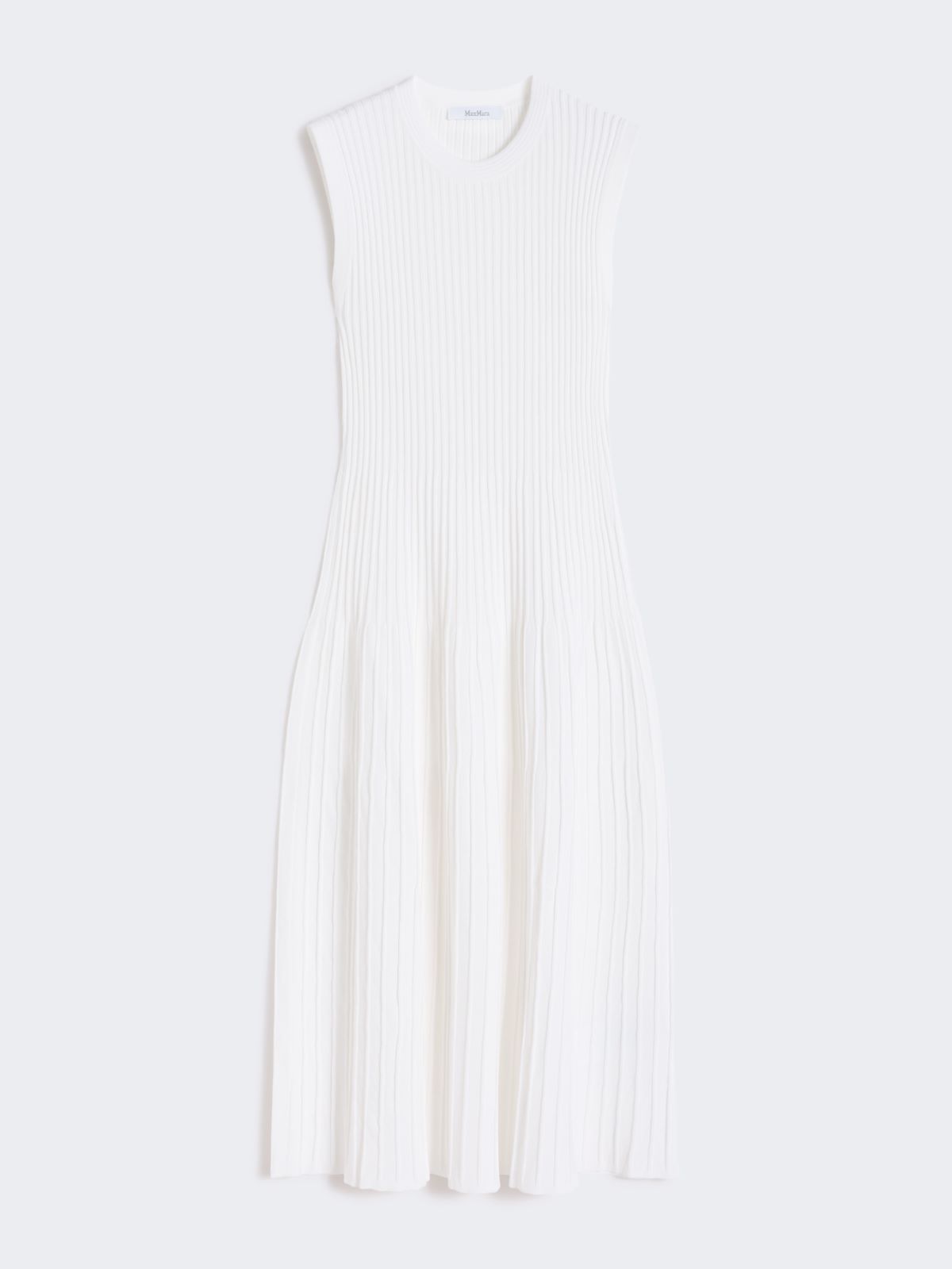 에지지오 비스코스 드레스 - OPTICAL WHITE - 4