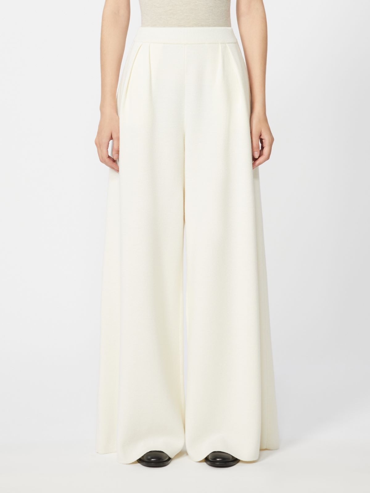 Pantalone ampio in lana - SETA - Max Mara - 5