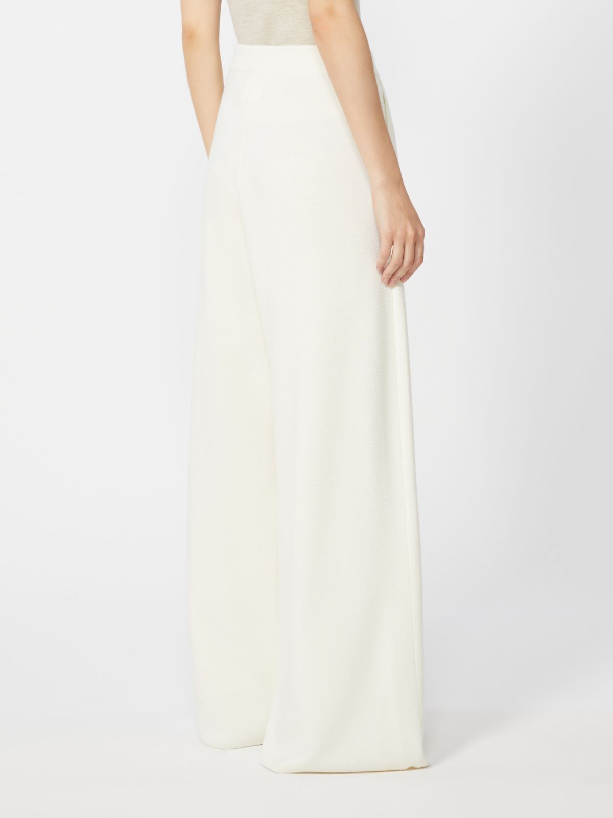 Pantalone ampio in lana - SETA - Max Mara - 5