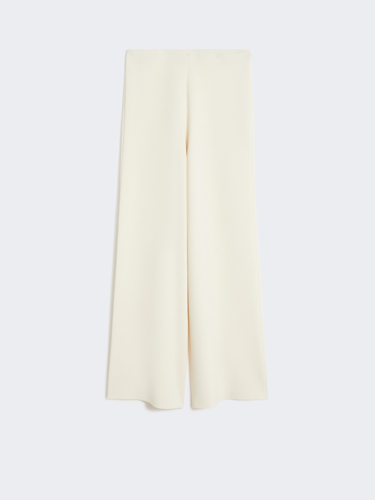 [ストリッロ] ビスコース クレープ ニット パンツ - IVORY - Max Mara