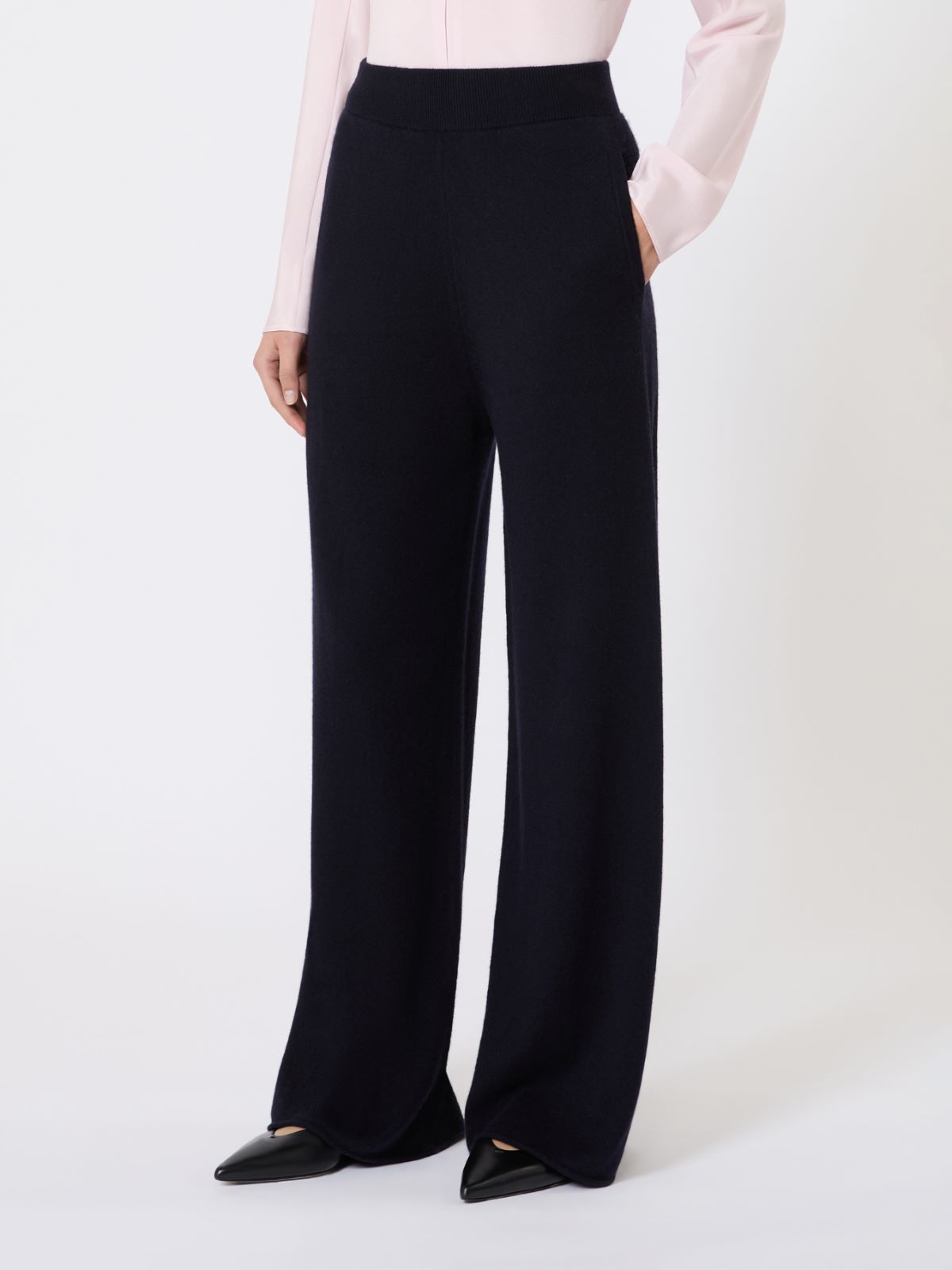 Cashmere yarn trousers - ULTRAMARINE - Max Mara - 5