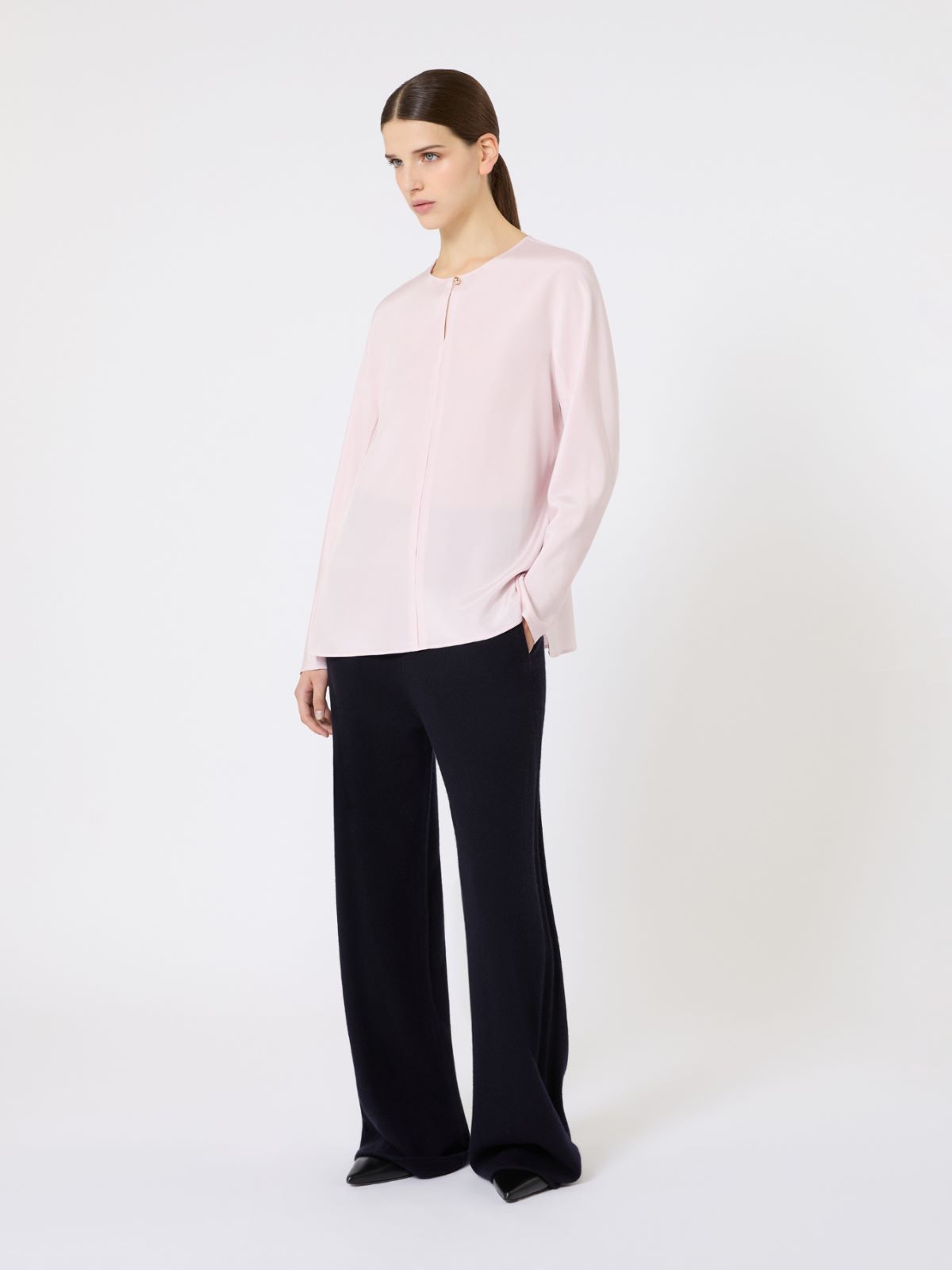 Cashmere yarn trousers - ULTRAMARINE - Max Mara