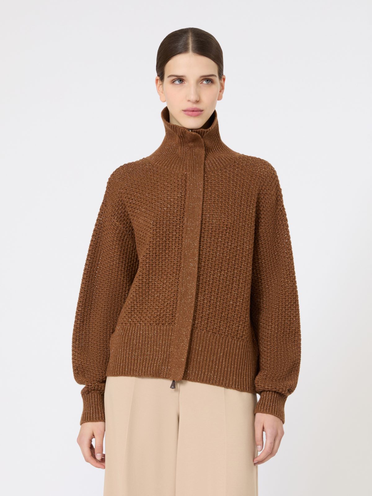 글라싸 울 가디건 - TOBACCO - Max Mara - 5