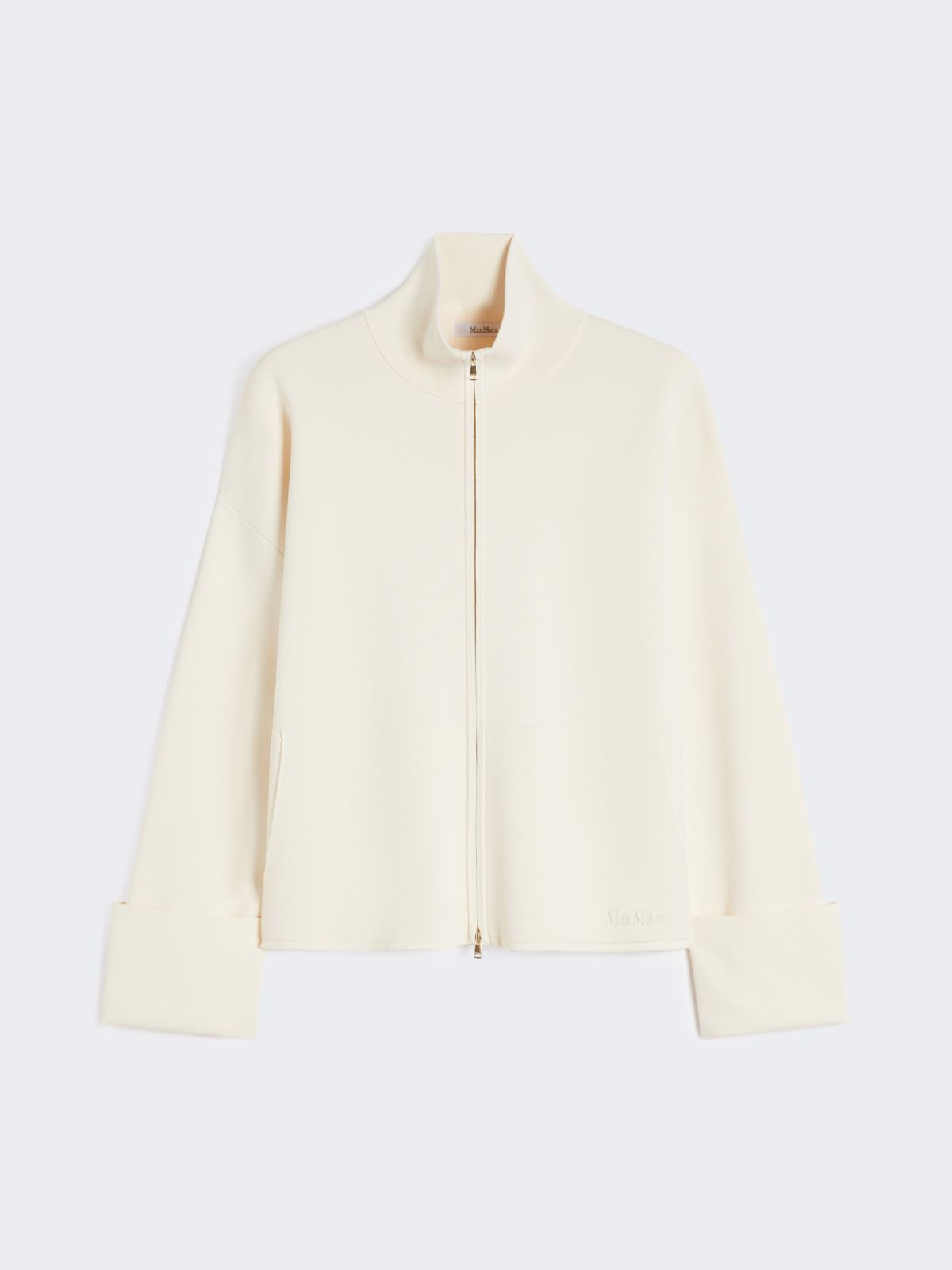 Cardigan in filato di viscosa crêpe - AVORIO - Max Mara - 6