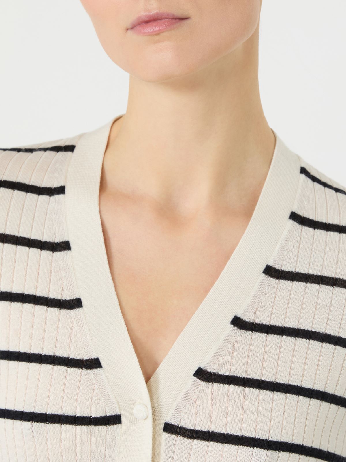 페달레 캐시미어 가디건 - IVORY - Max Mara - 6