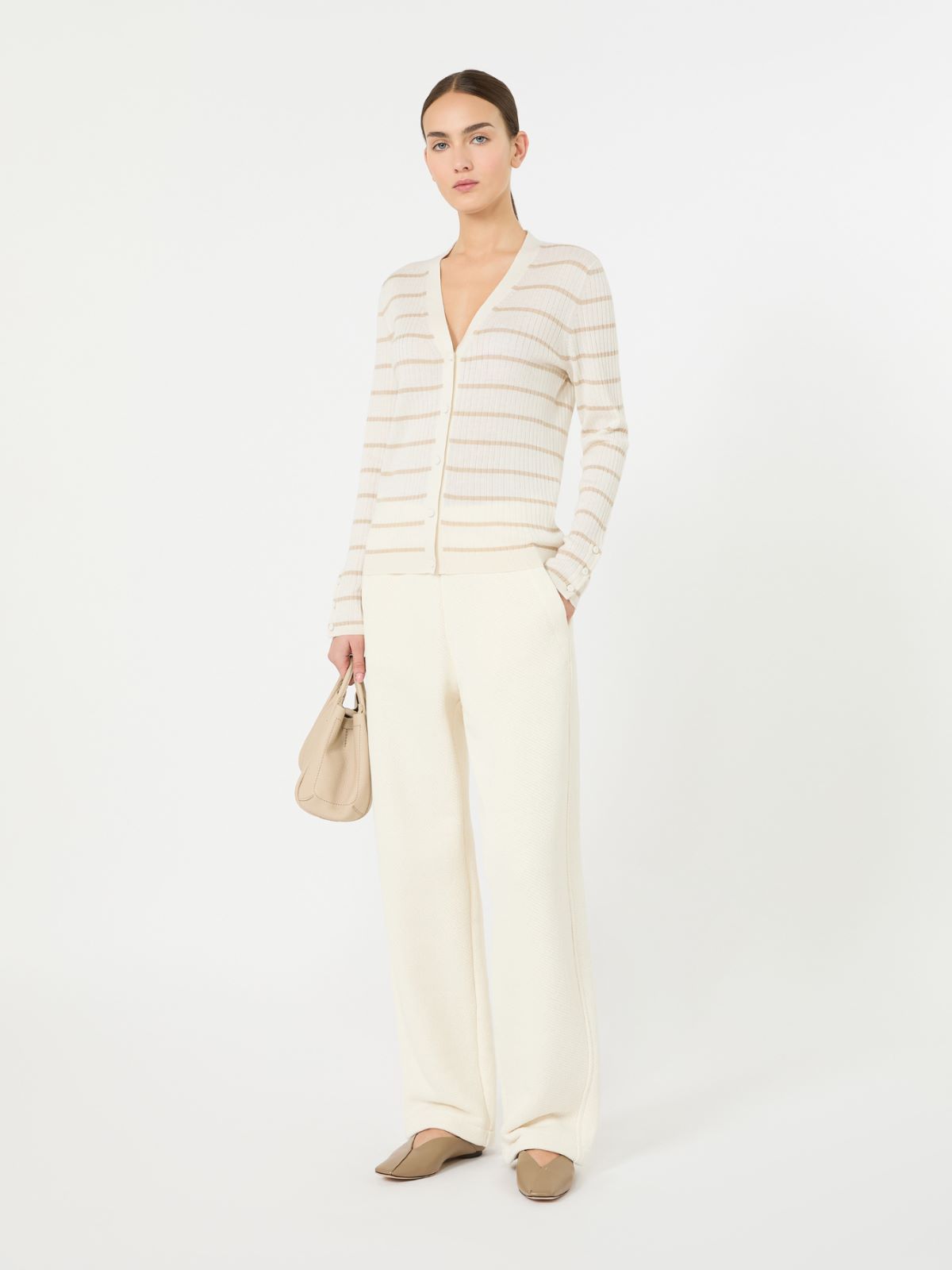 페달레 캐시미어 가디건 - BEIGE - Max Mara