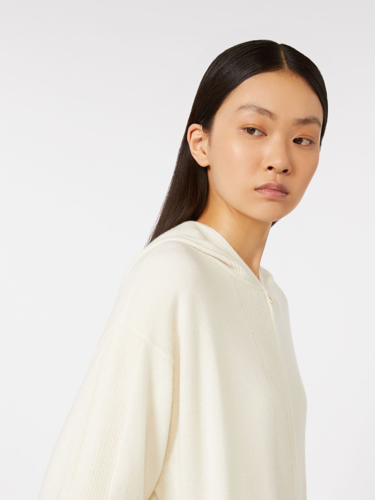 크루스카 캐시미어 가디건 - MILK - 4