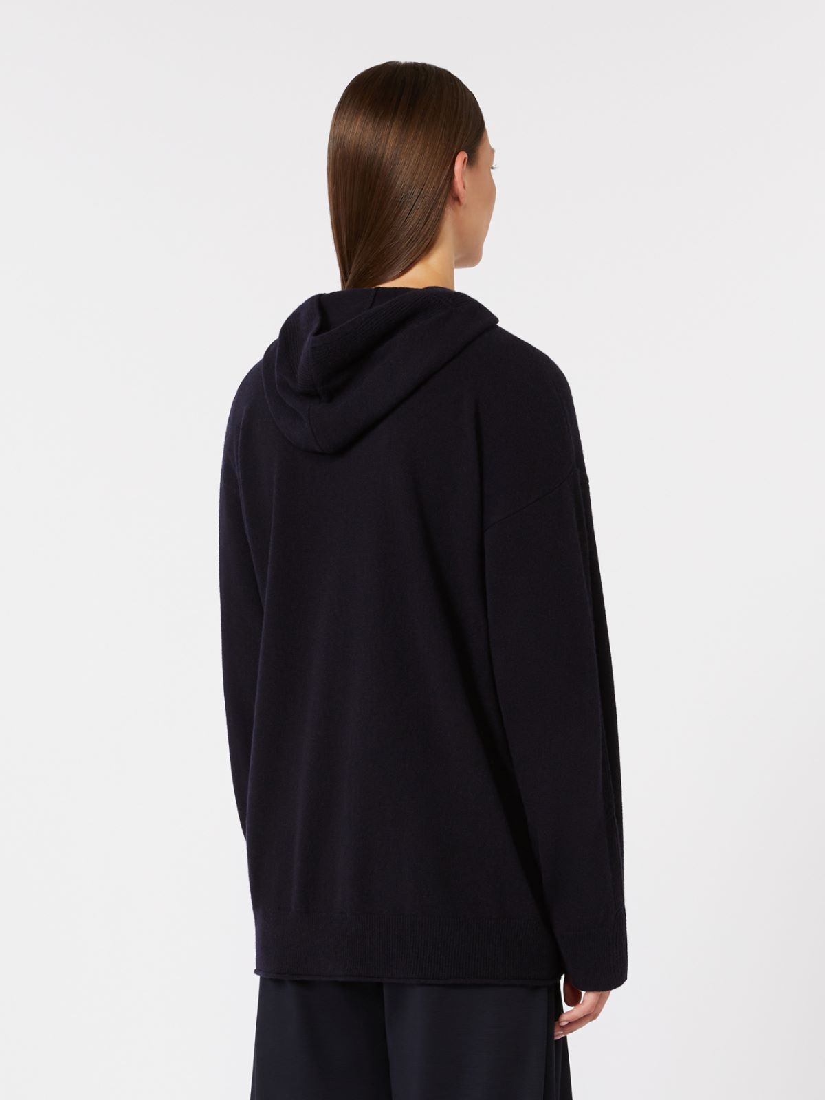 Cashmere hooded cardigan - ULTRAMARINE - Max Mara - 4