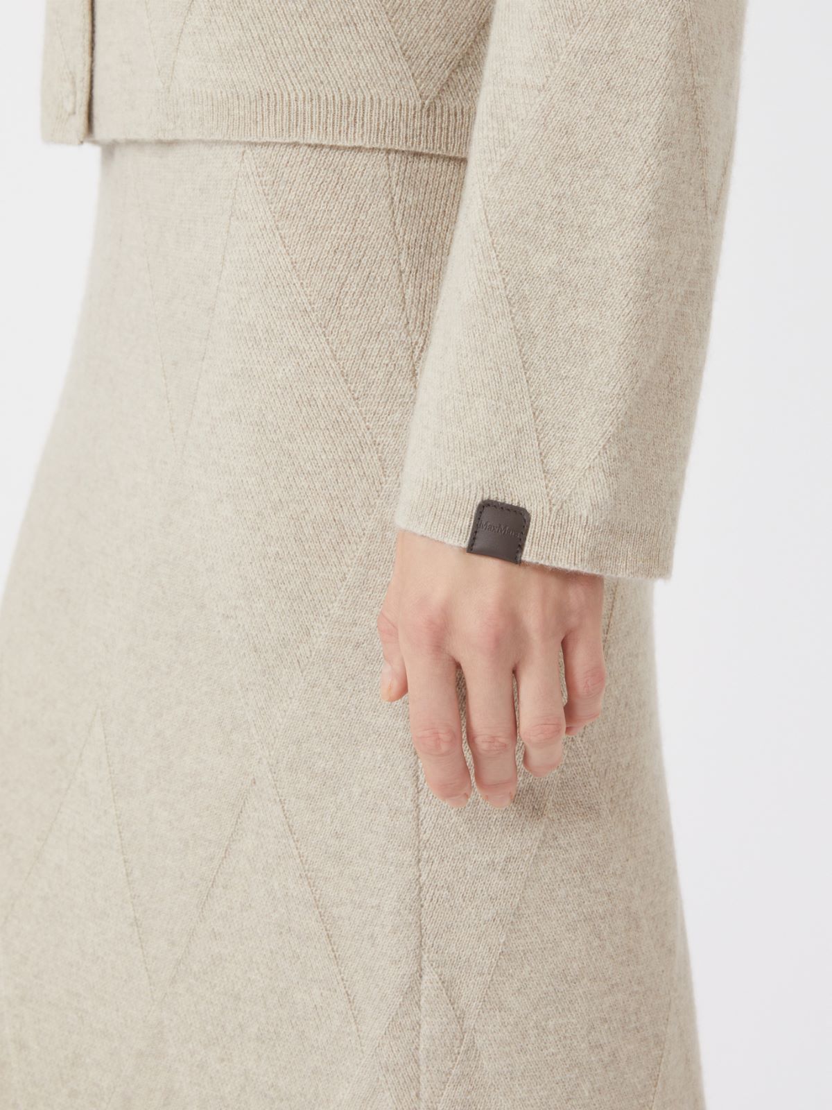 Cardigan aus Kaschmirgewebe - BEIGE - Max Mara - 5