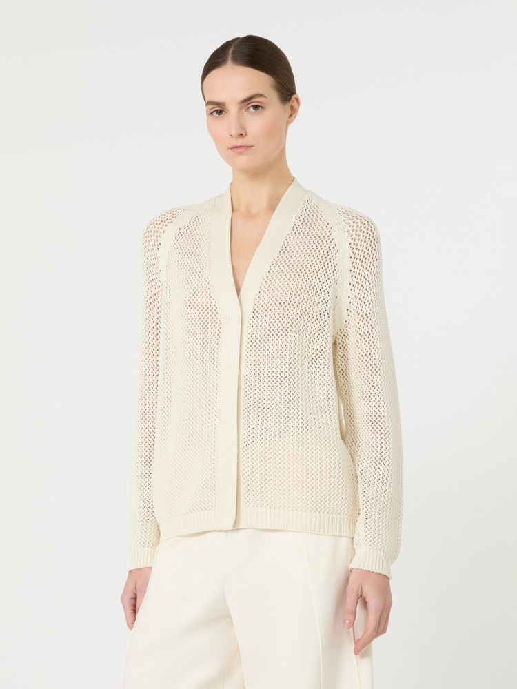 수프레모 실크 가디건 - IVORY - Max Mara - 2