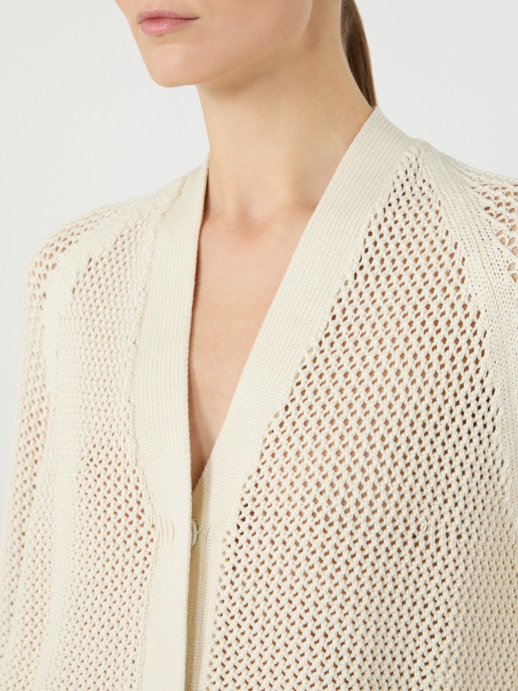 수프레모 실크 가디건 - IVORY - Max Mara - 4