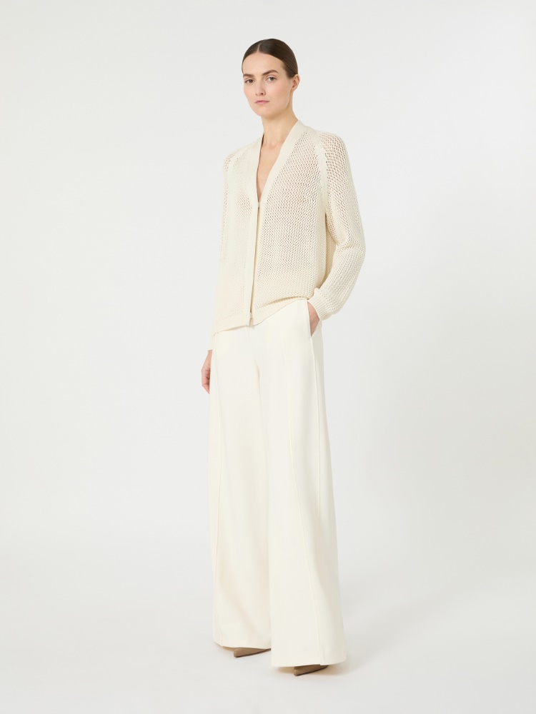 수프레모 실크 가디건 - IVORY - Max Mara - 1