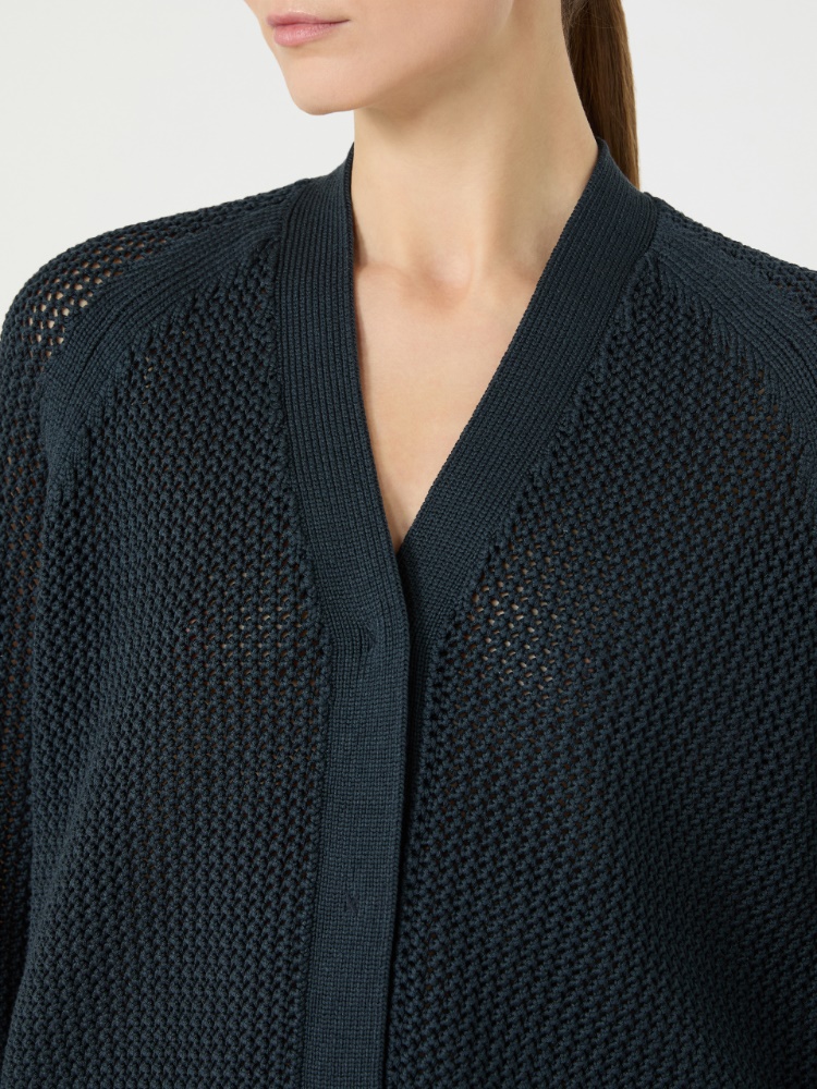 수프레모 실크 가디건 - ULTRAMARINE - Max Mara - 4