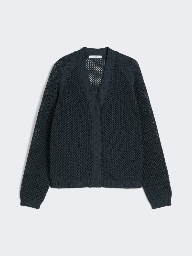 수프레모 실크 가디건 - ULTRAMARINE - Max Mara - 5