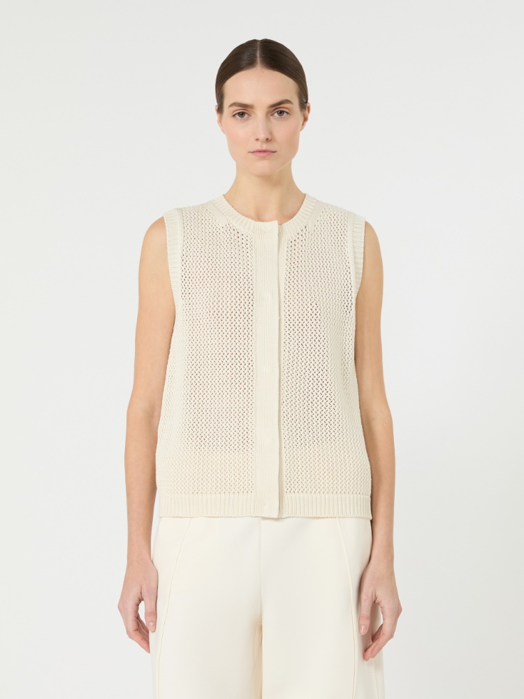 노메 실크 베스트 - IVORY - Max Mara - 2