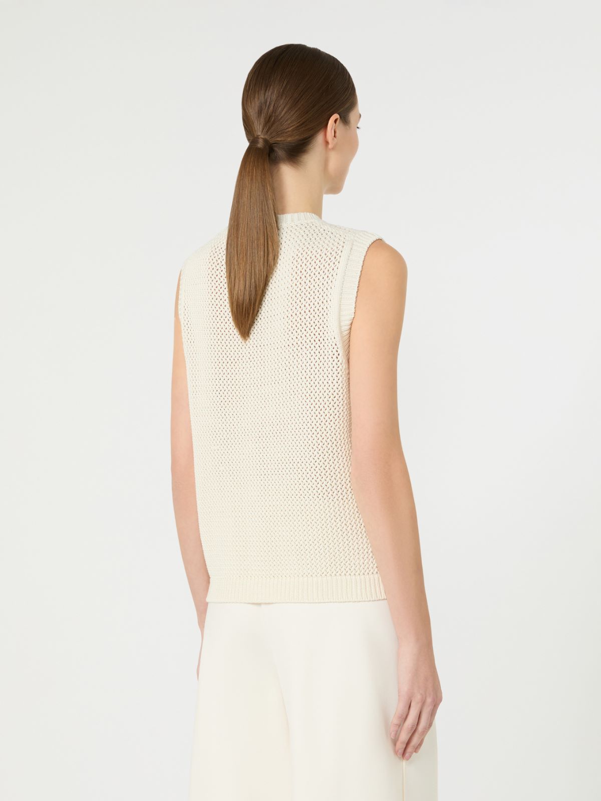 노메 실크 베스트 - IVORY - Max Mara - 3