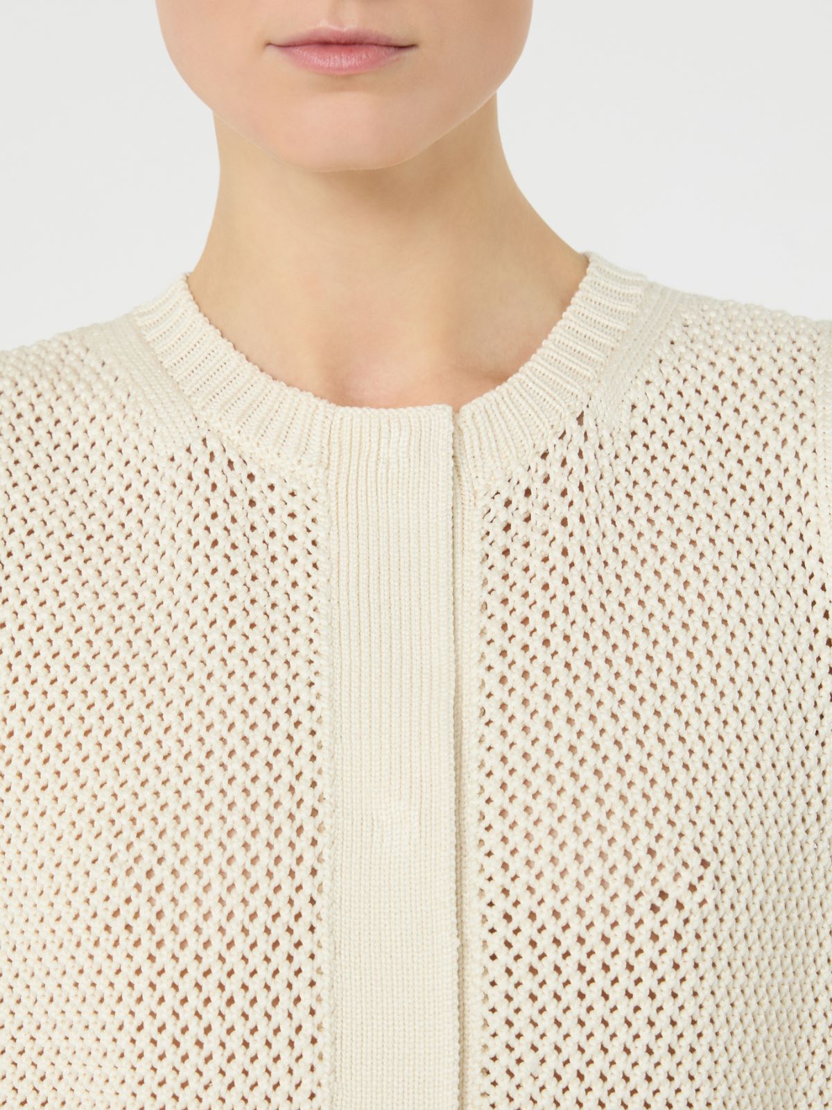 노메 실크 베스트 - IVORY - Max Mara - 4