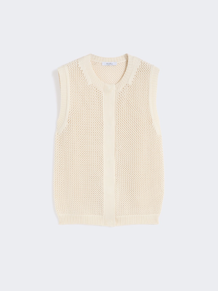 노메 실크 베스트 - IVORY - Max Mara