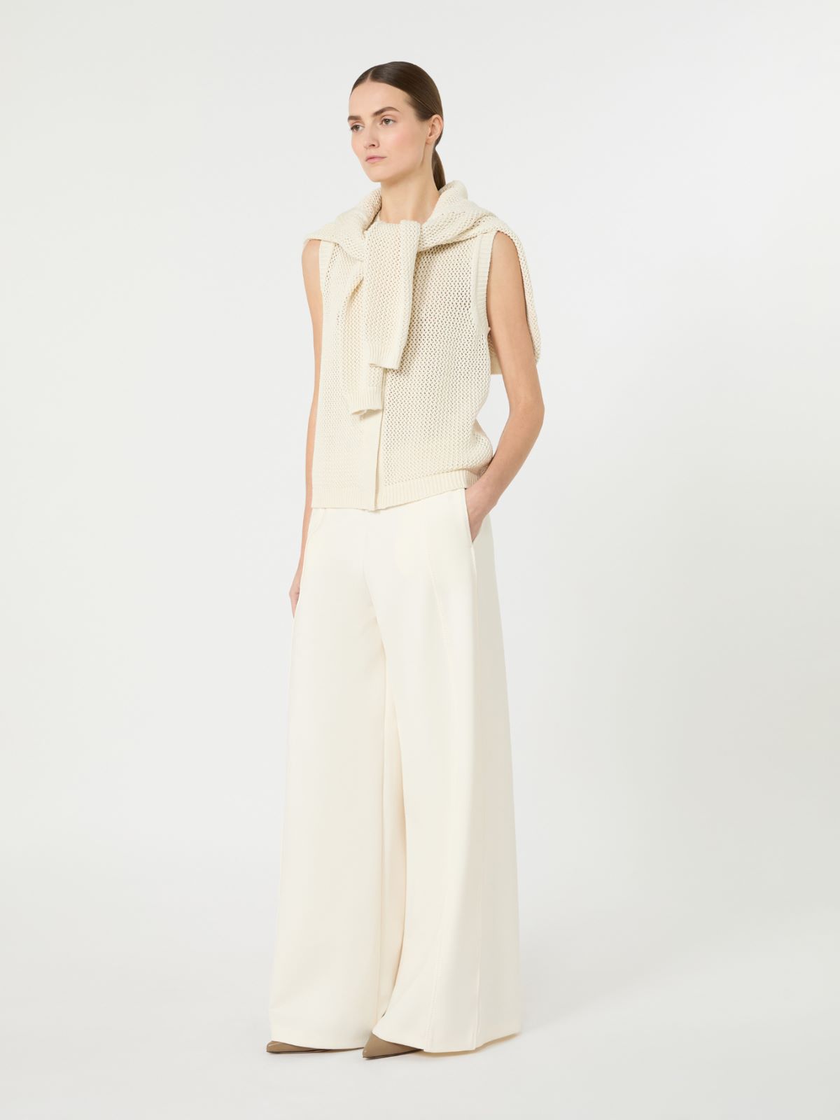 노메 실크 베스트 - IVORY - Max Mara