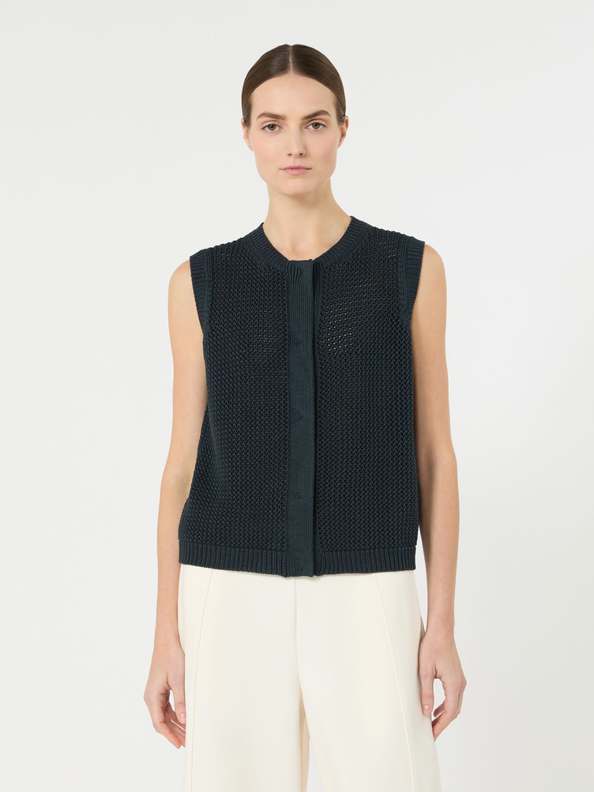 노메 실크 베스트 - ULTRAMARINE - Max Mara - 2