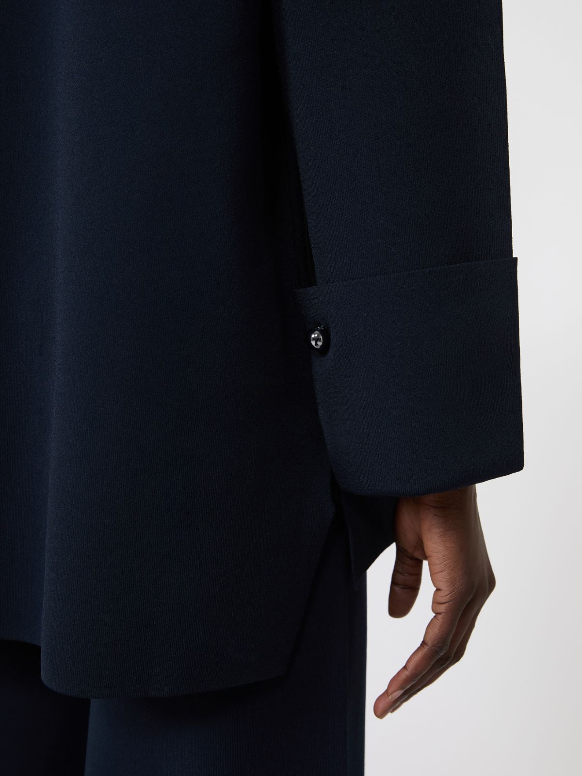 Maglia in filato di viscosa crêpe - BLU MARINO - Max Mara - 6