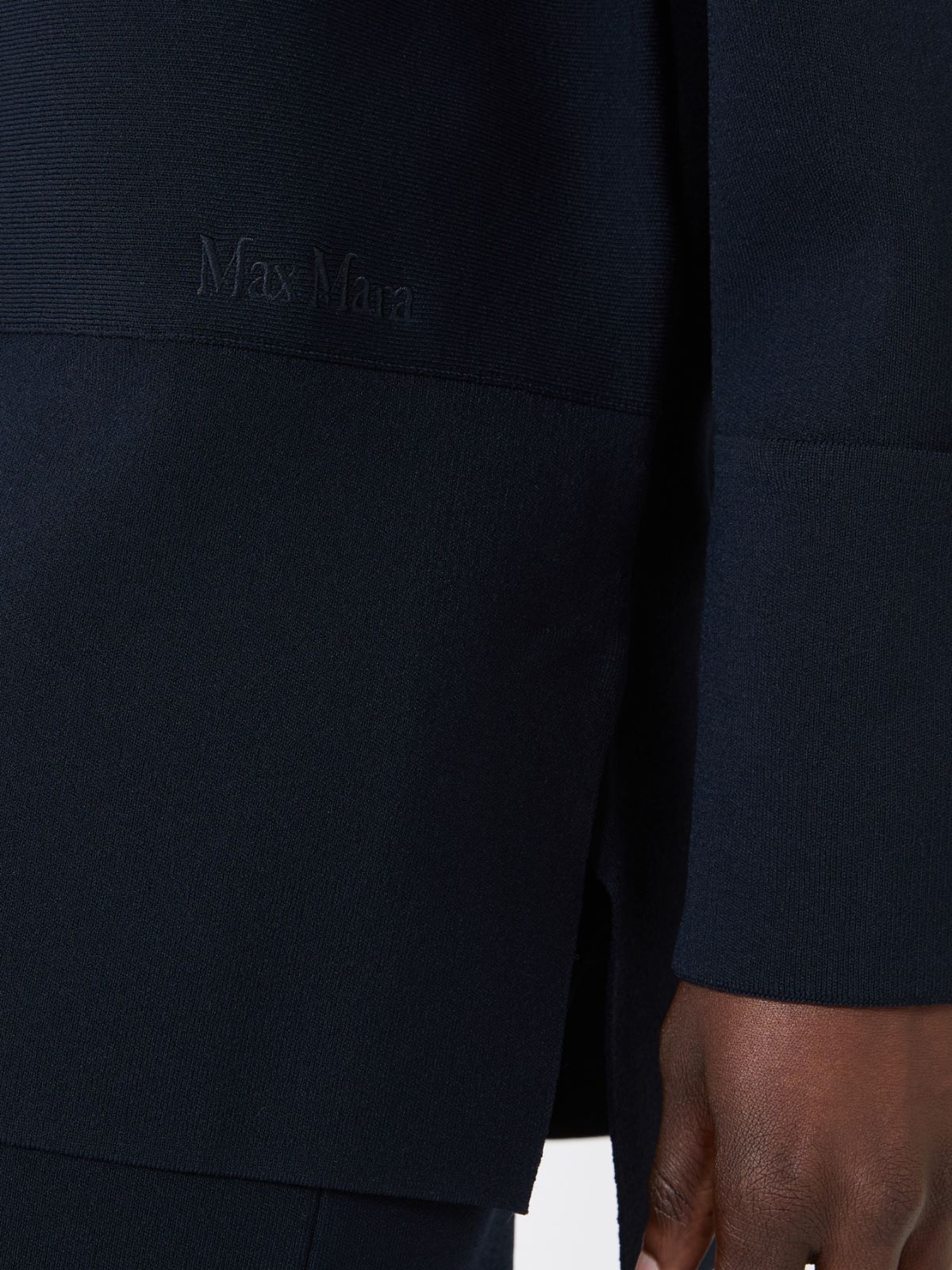 Viscose crêpe yarn jumper - ULTRAMARINE - Max Mara - 11