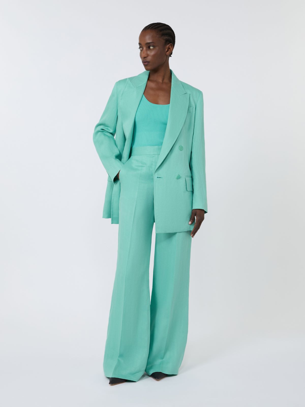 Haut en fil de viscose mélangée - EAU - Max Mara