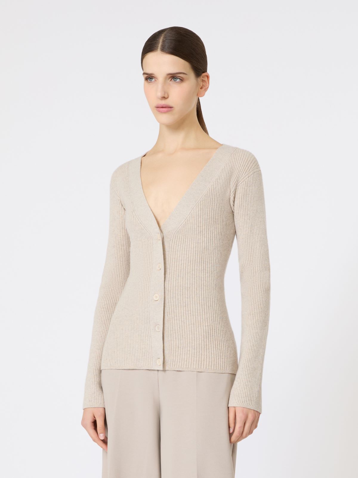 지오이사 캐시미어 가디건 - BEIGE - Max Mara - 5