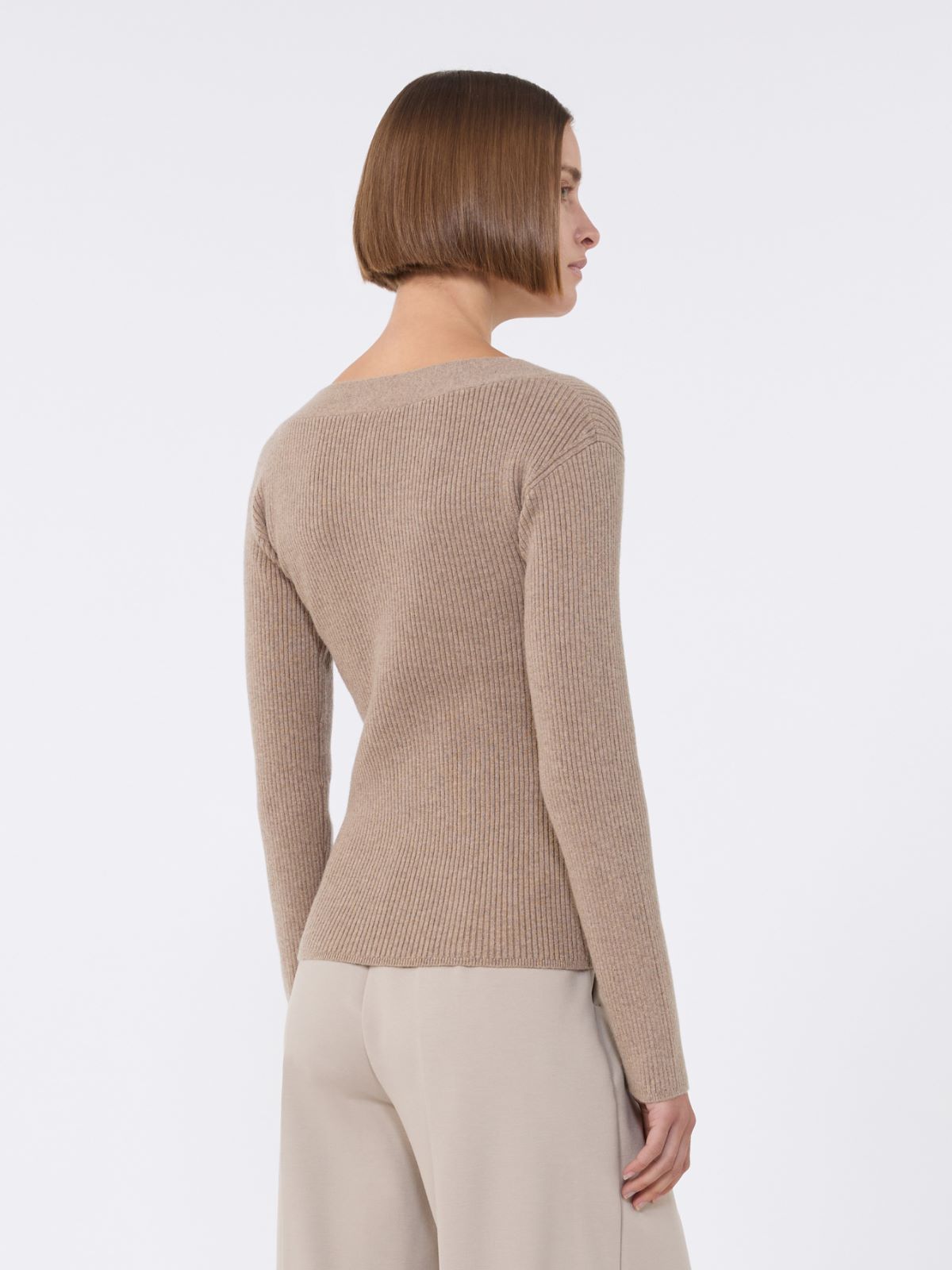 Pullover aus Wolle und Kaschmir - SAND - Max Mara - 5