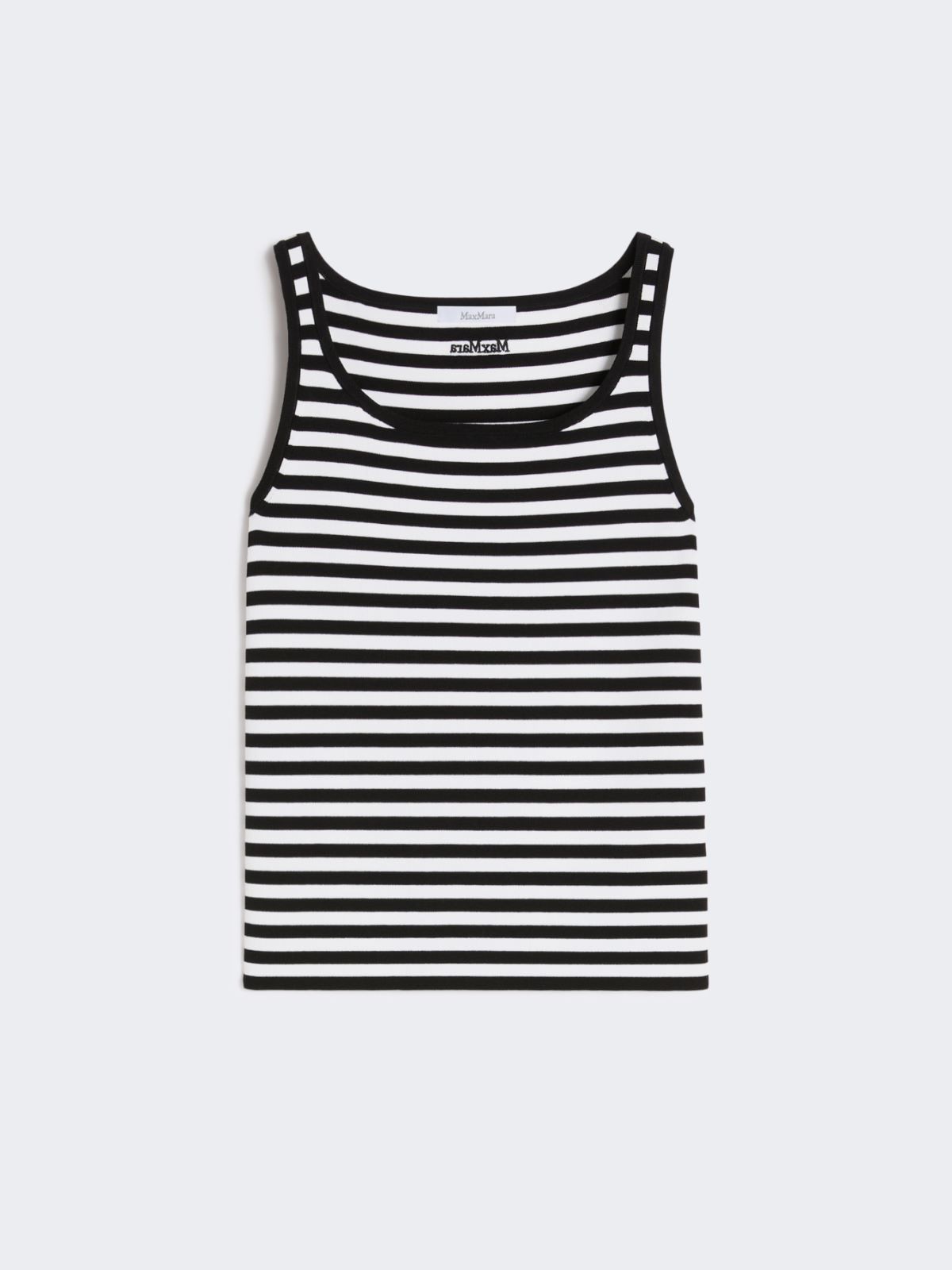 Jersey sin mangas de hilado de crepé de viscosa - NEGRO - Max Mara - 5