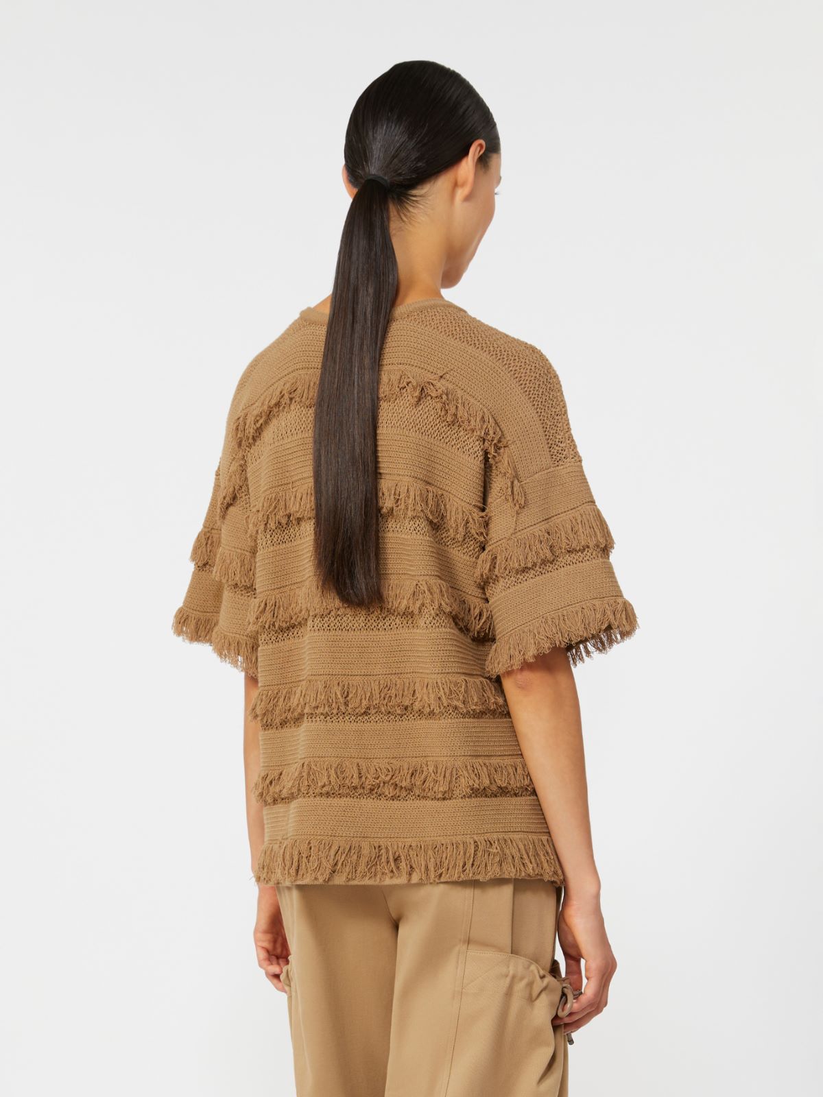 Oversized patterned viscose sweater - DESERT - Max Mara - 9